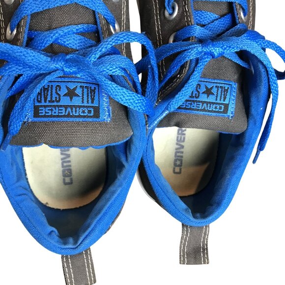 Converse Chuck Taylor All Star Low-Top Sneakers Mens Size 11 Gray & Blue Canvas - Picture 7 of 9